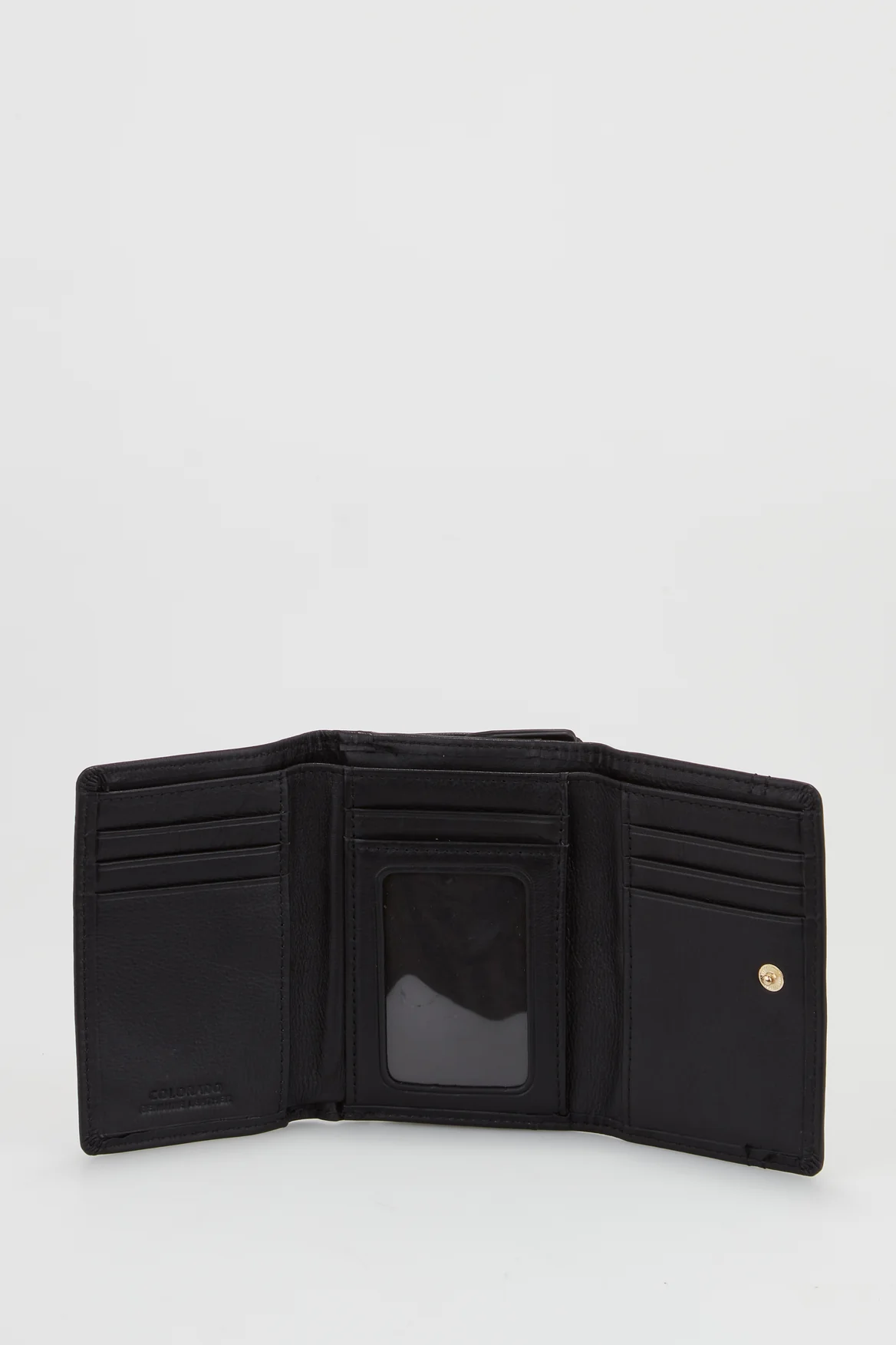 Leather Small Trifold Wallet - Image 3